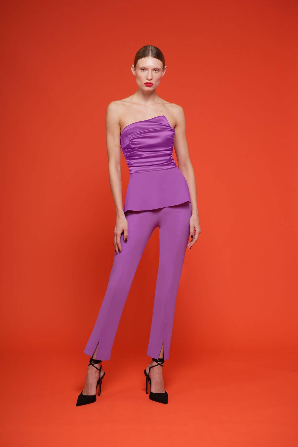 La Petite Robe Di Chiara Boni perma satin top Discount Store per i nuovi prodotti