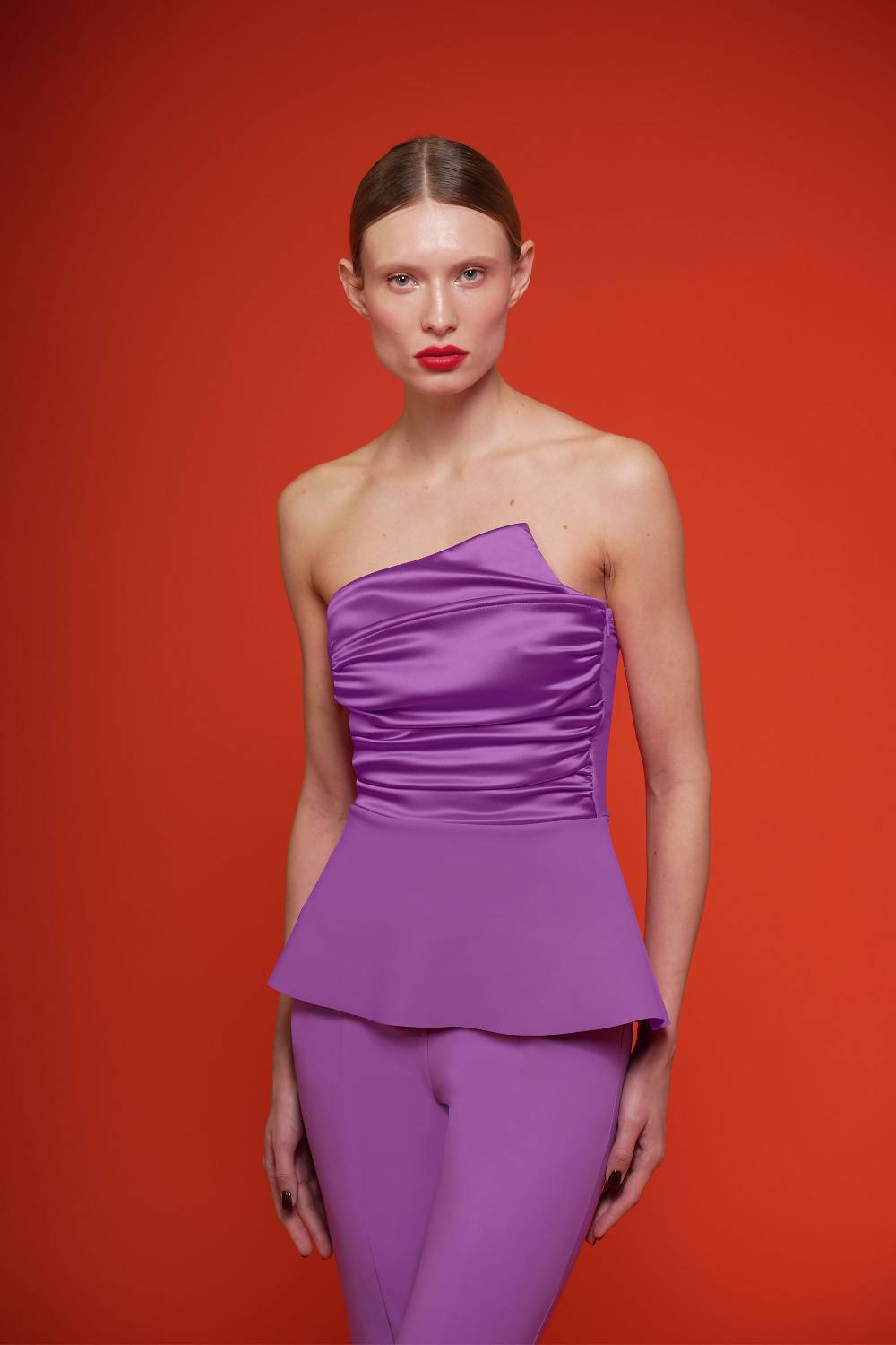 La Petite Robe Di Chiara Boni perma satin top Discount Store per i nuovi prodotti