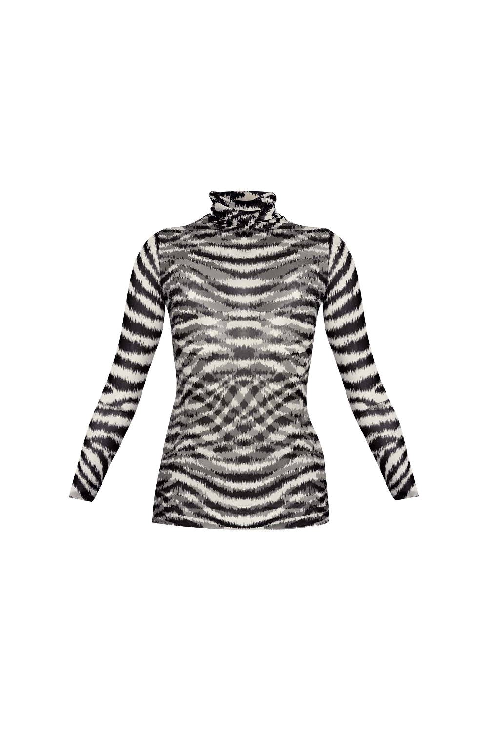 La Petite Robe Di Chiara Boni lupis illusion printed top Enormi sconti