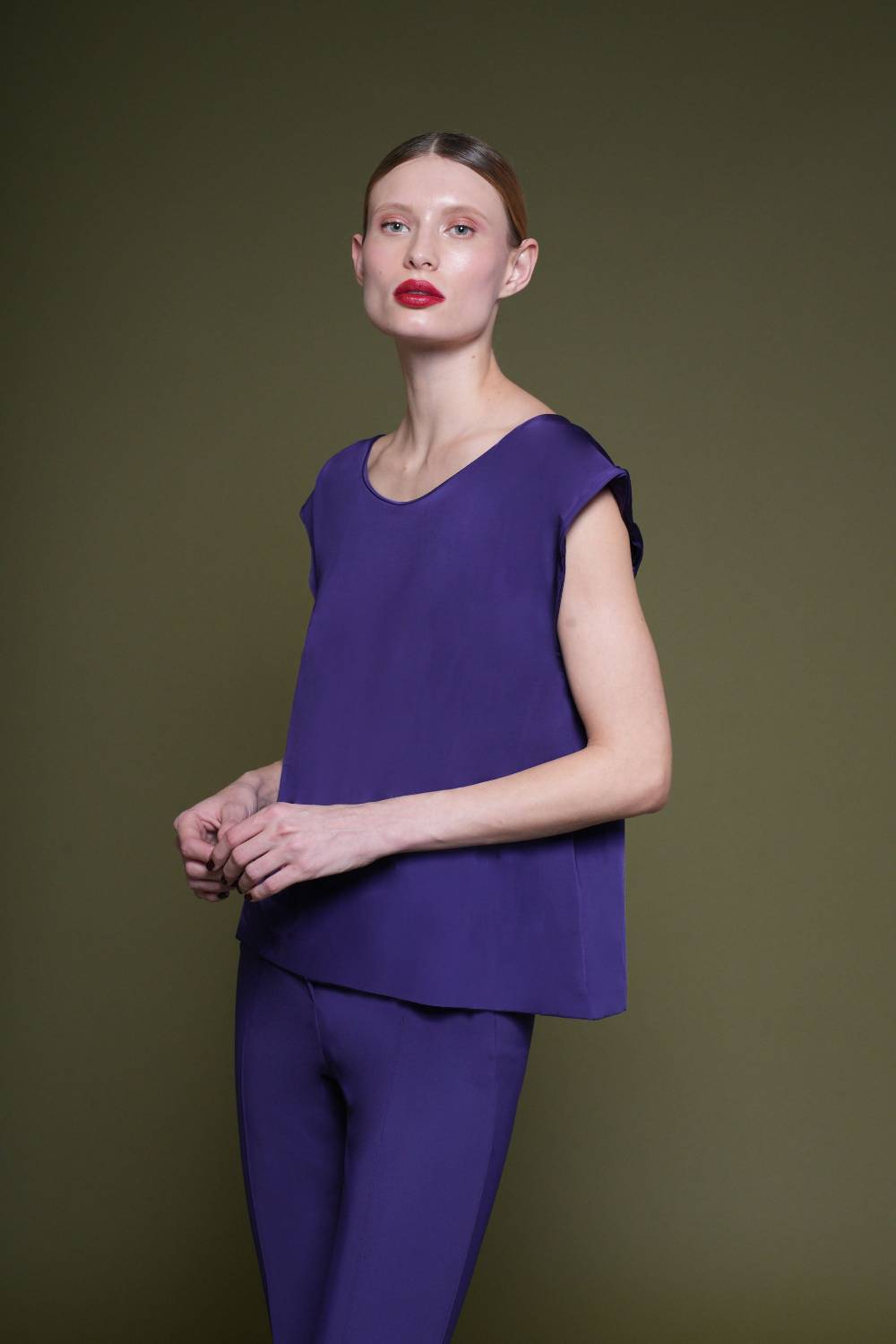 La Petite Robe Di Chiara Boni frilla flowy top 50% di sconto con spedizione gratuita