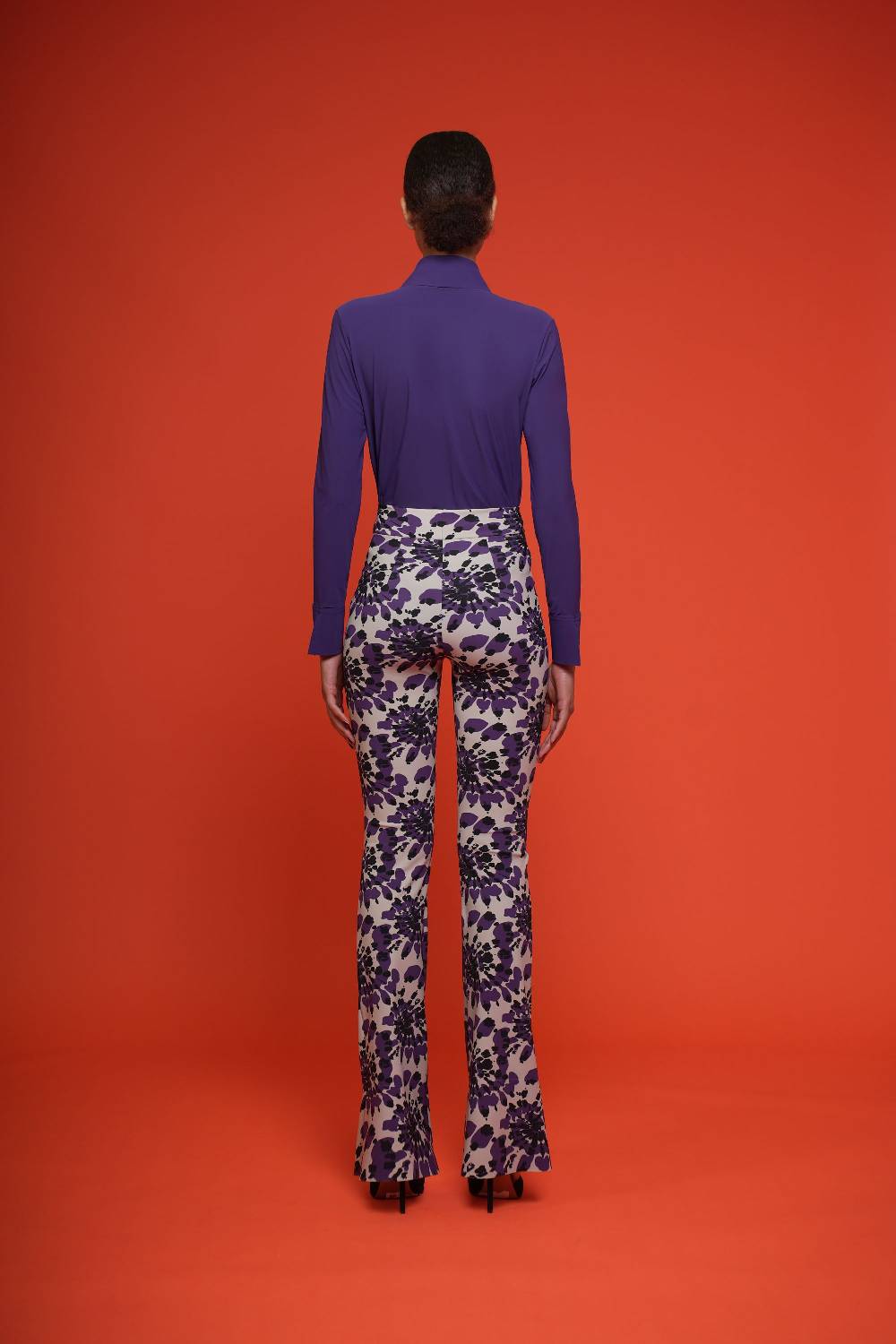 La Petite Robe Di Chiara Boni venusette high waisted printed pants In Linea