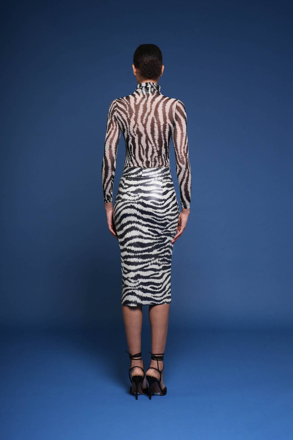 La Petite Robe Di Chiara Boni lumi faux-leather printed skirt Consegna Veloce