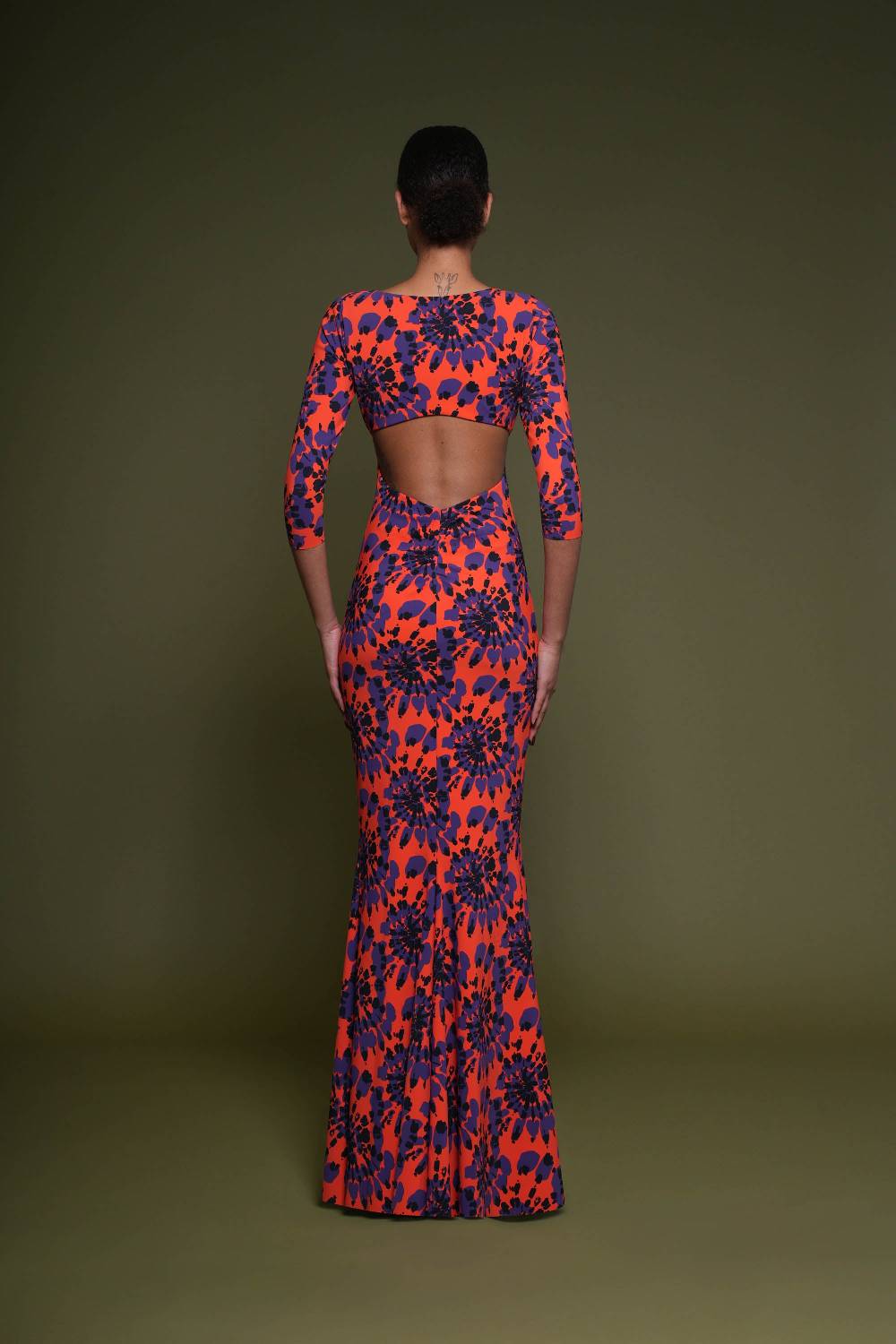 La Petite Robe Di Chiara Boni zubaida printed gown Hotsell