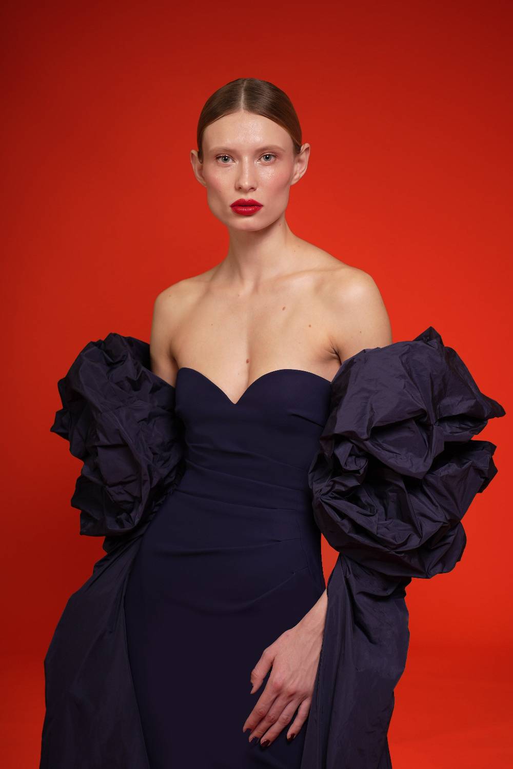 La Petite Robe Di Chiara Boni ecolu taffeta gown Nuova