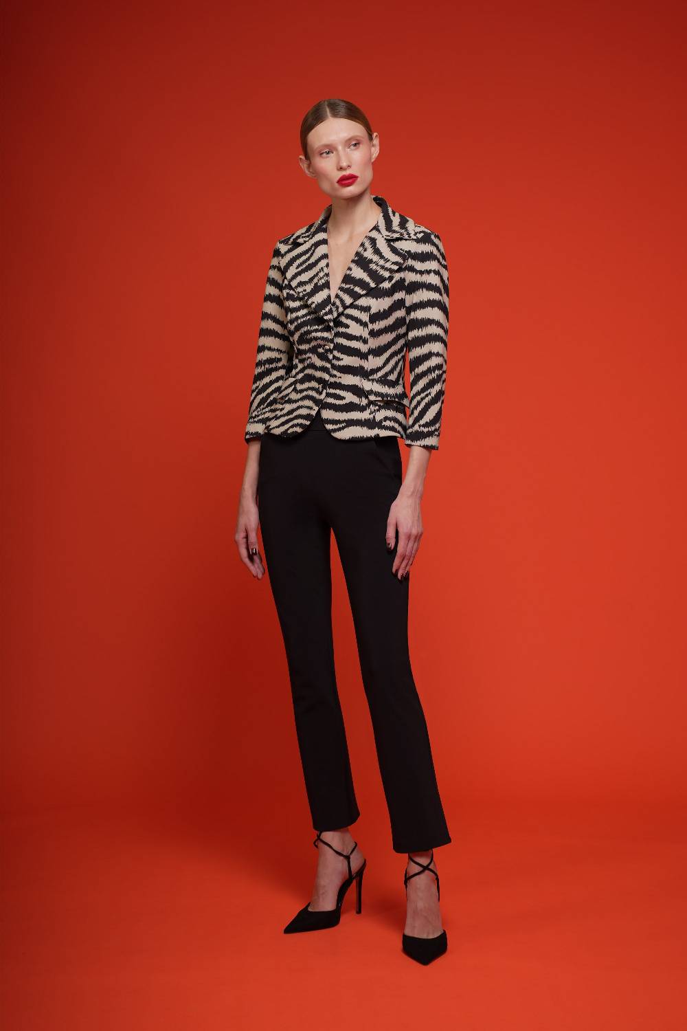 La Petite Robe Di Chiara Boni kimimela printed jacket Comprare a buon mercato