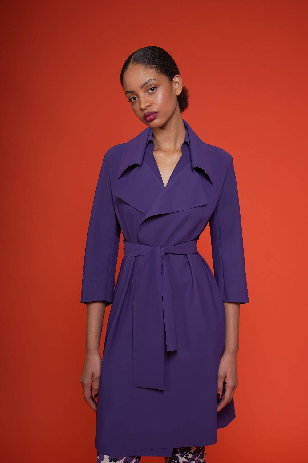 La Petite Robe Di Chiara Boni saveria duster coat Grande vendita