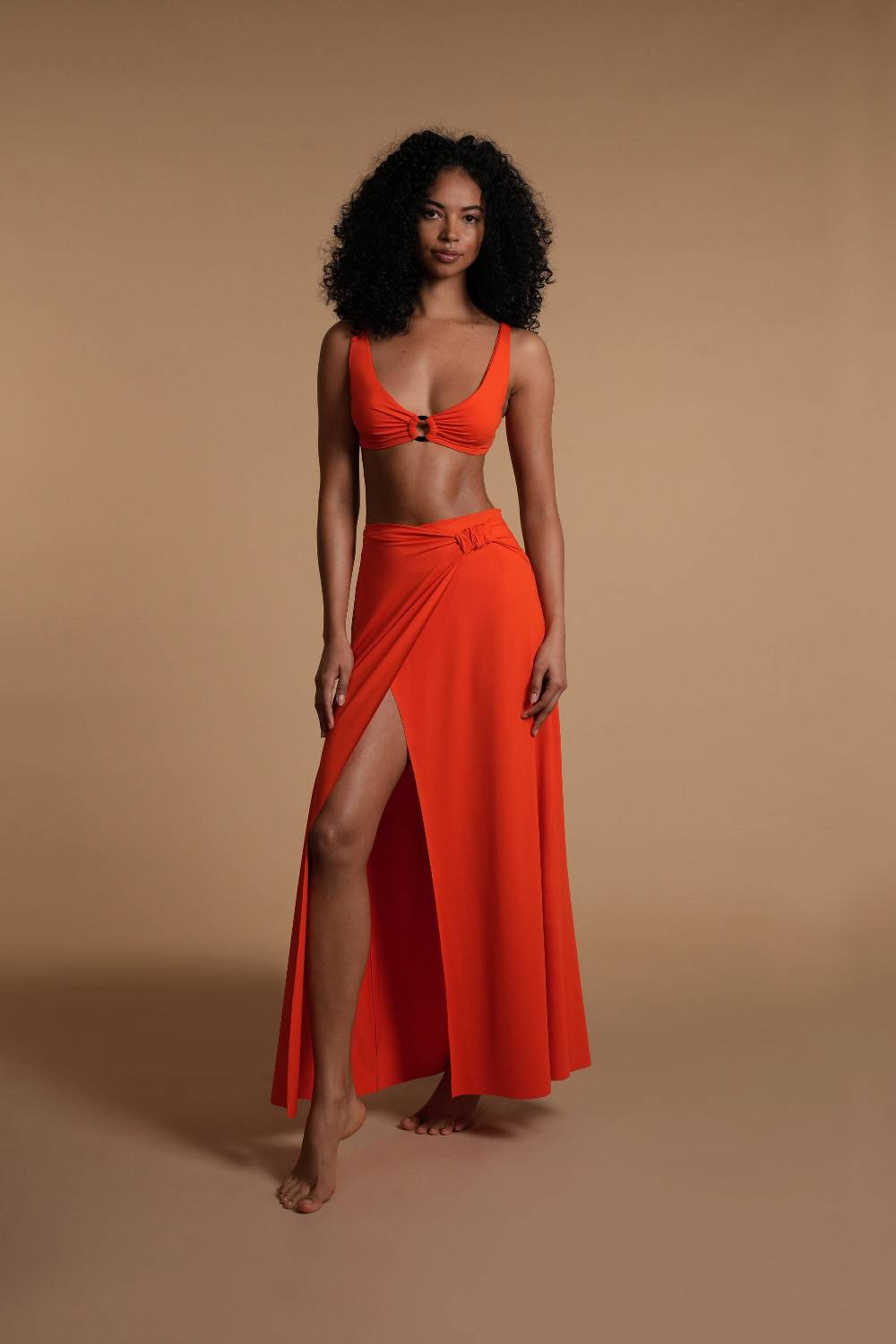 La Petite Robe Di Chiara Boni knot-ida rio skirt