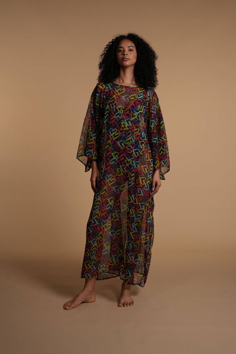 La Petite Robe Di Chiara Boni chiffon-mae printed cover-up