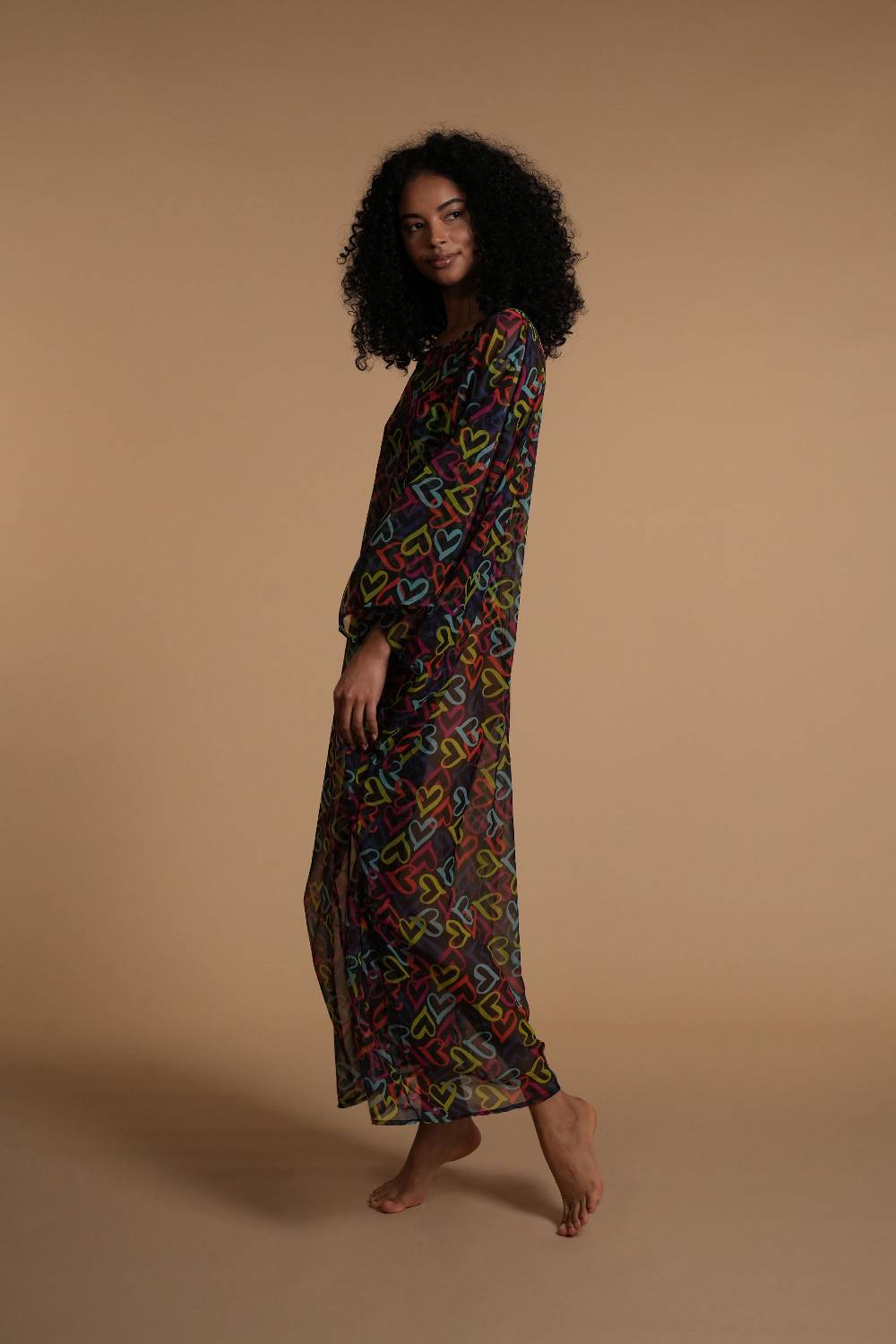 La Petite Robe Di Chiara Boni chiffon-mae printed cover-up Offerta settimanale