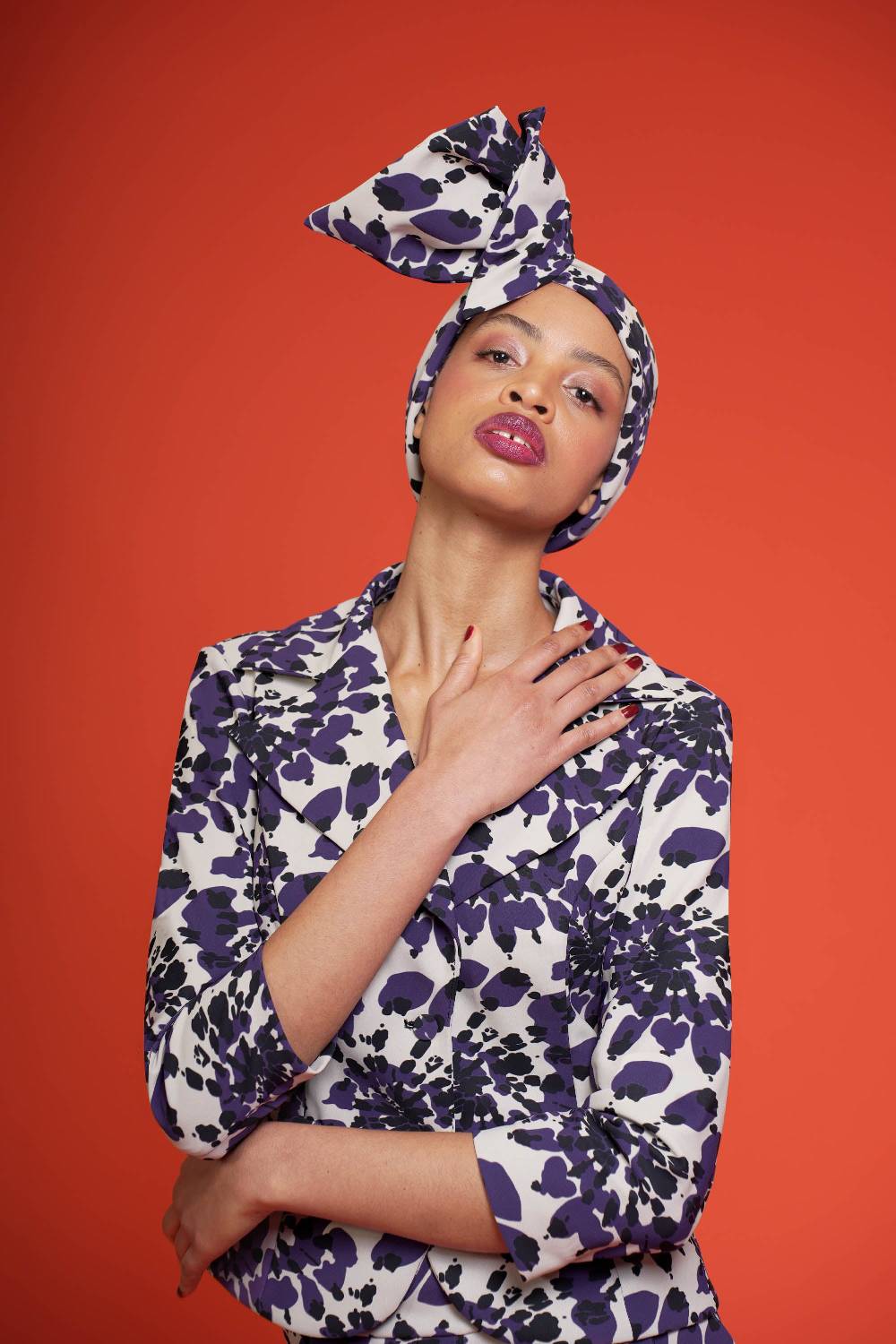 La Petite Robe Di Chiara Boni printed turban Rilascio limitato