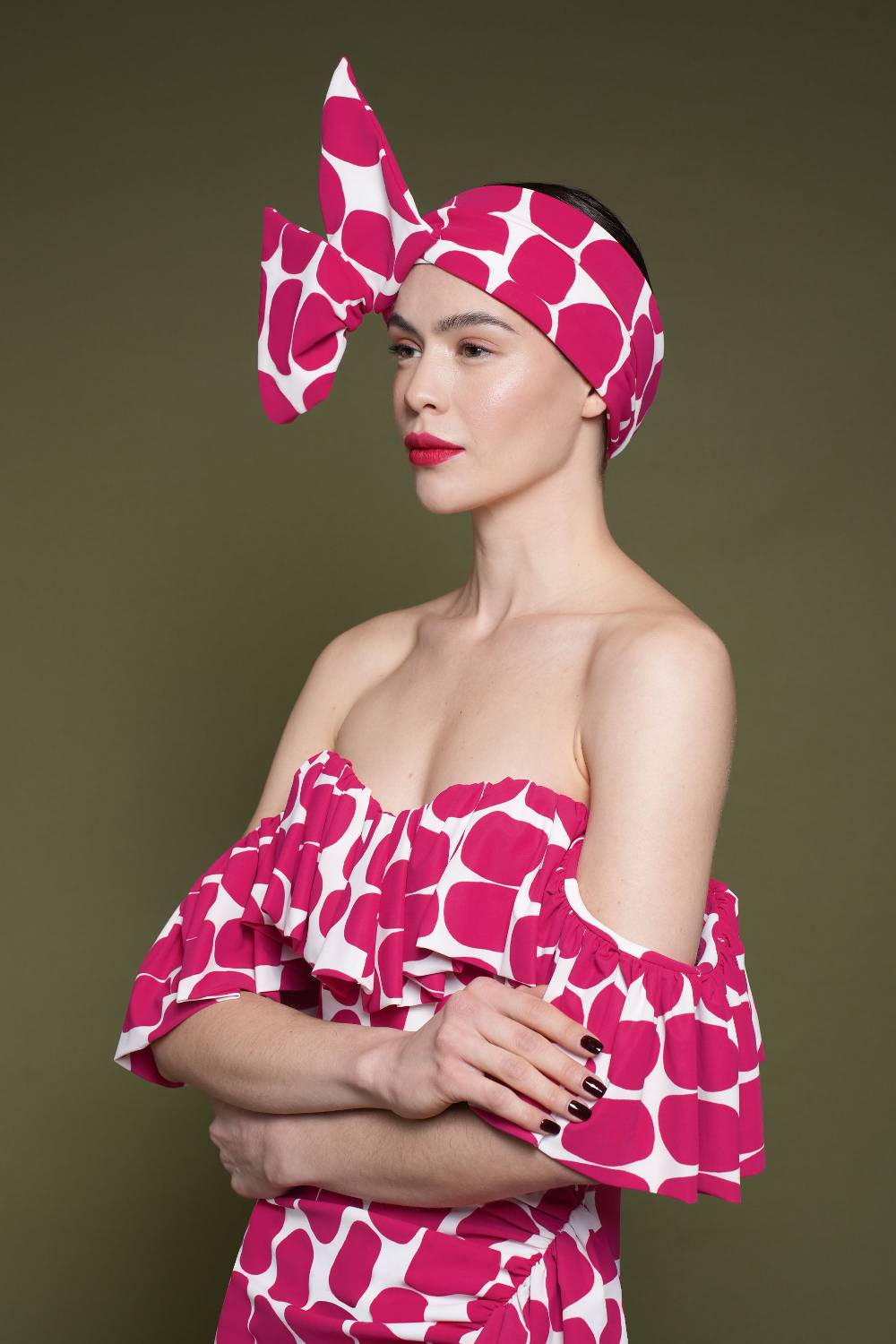 La Petite Robe Di Chiara Boni printed turban ACQUISTA ORA