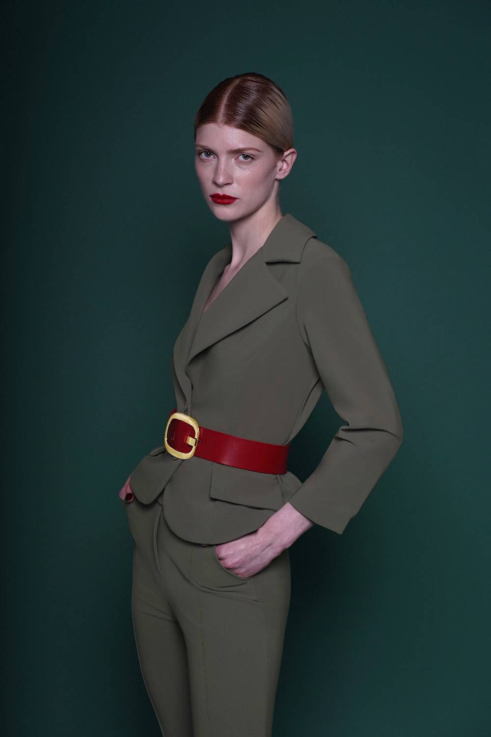 La Petite Robe Di Chiara Boni leather belt with metallic buckle Fino al 50% di sconto