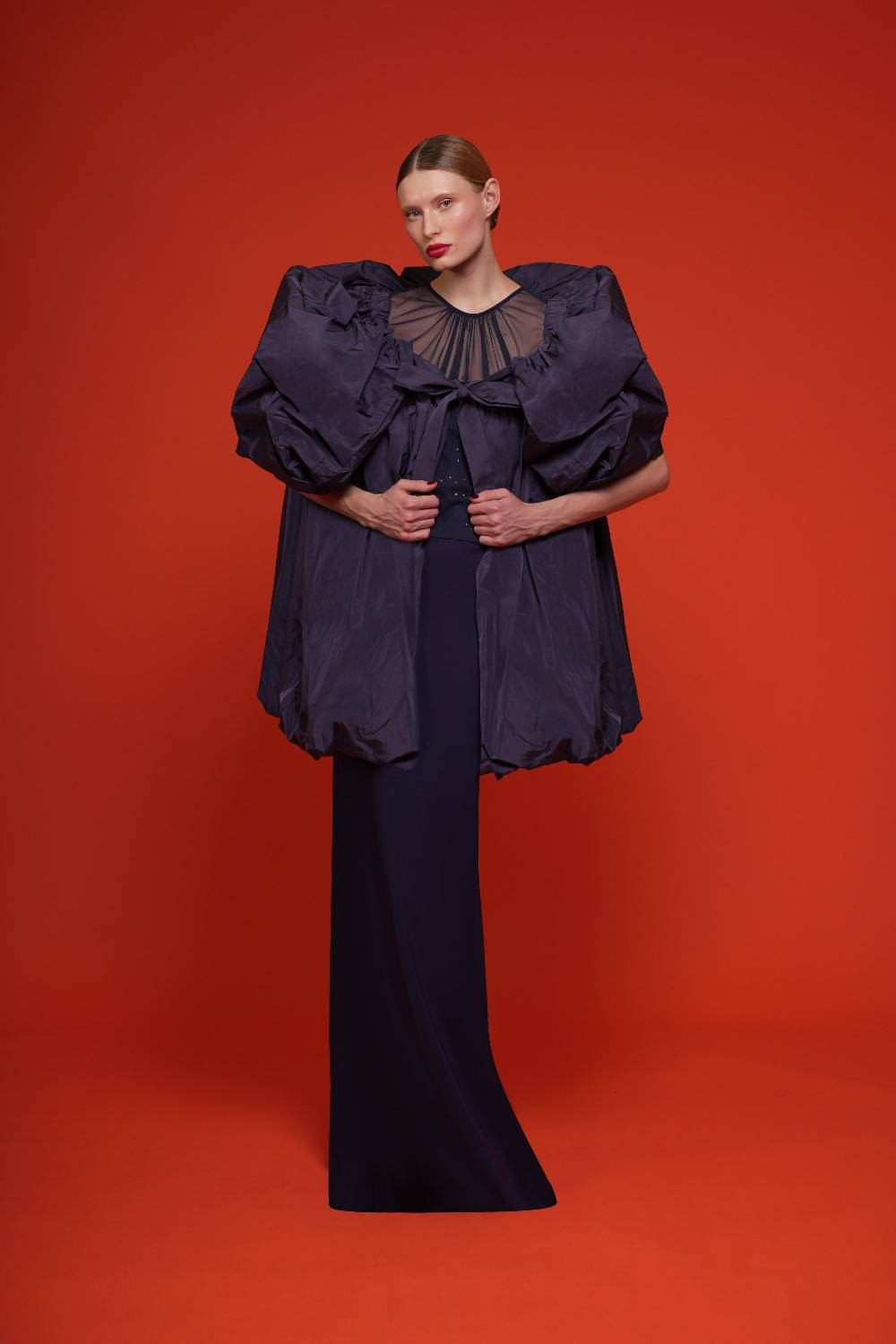 La Petite Robe Di Chiara Boni kap taffeta stole Sostegno trimestrale