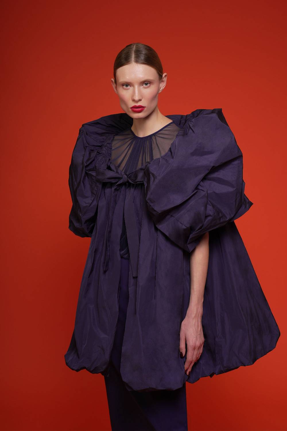 La Petite Robe Di Chiara Boni kap taffeta stole Sostegno trimestrale