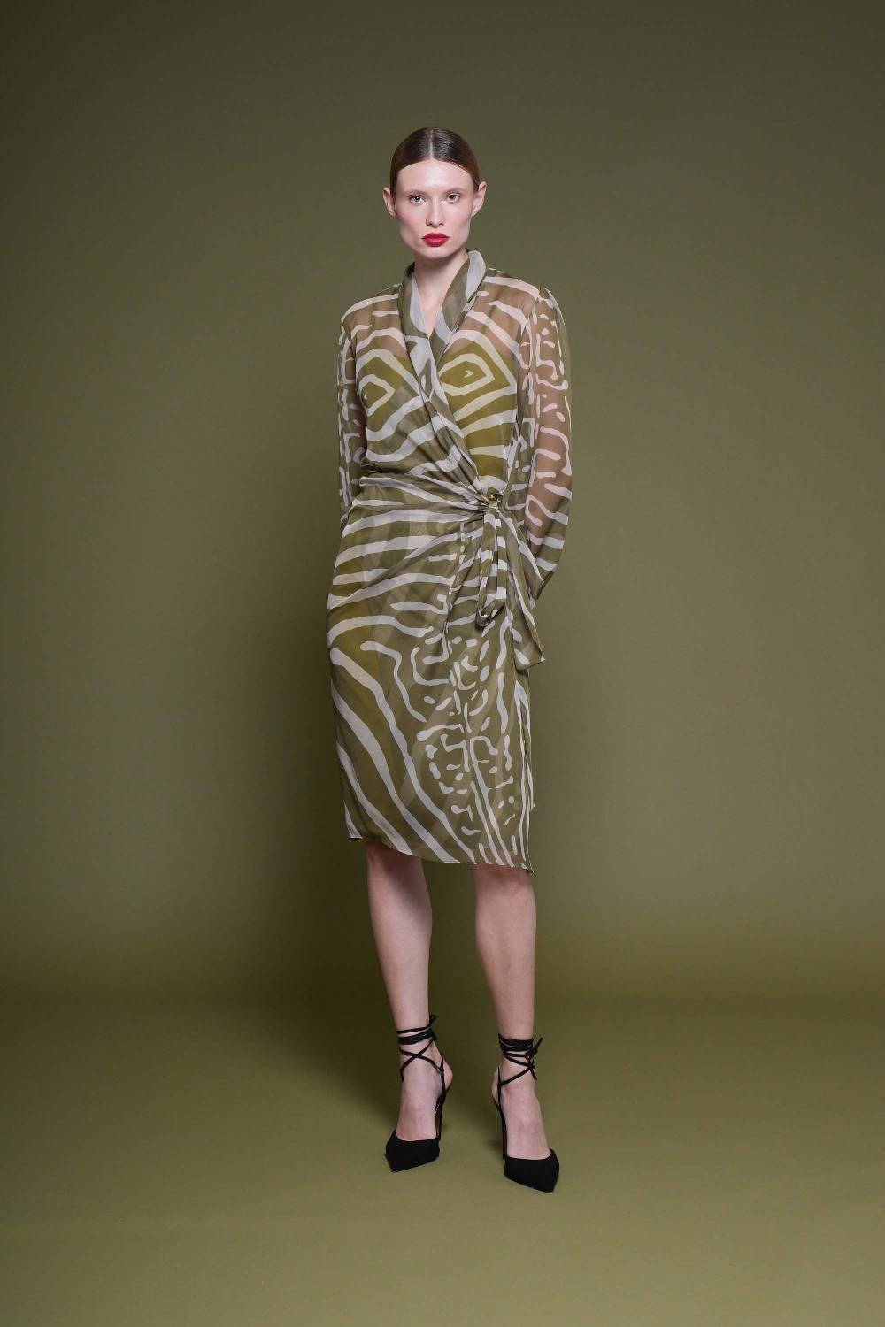 La Petite Robe Di Chiara Boni crizi printed chiffon dress