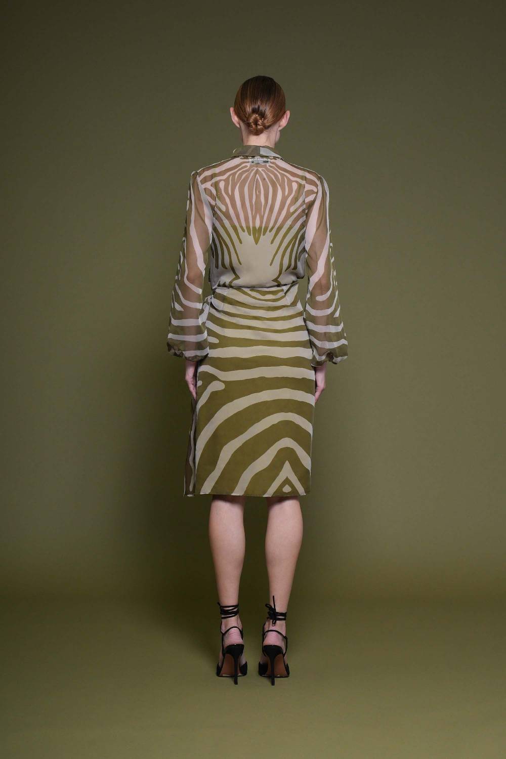 La Petite Robe Di Chiara Boni crizi printed chiffon dress Qualità