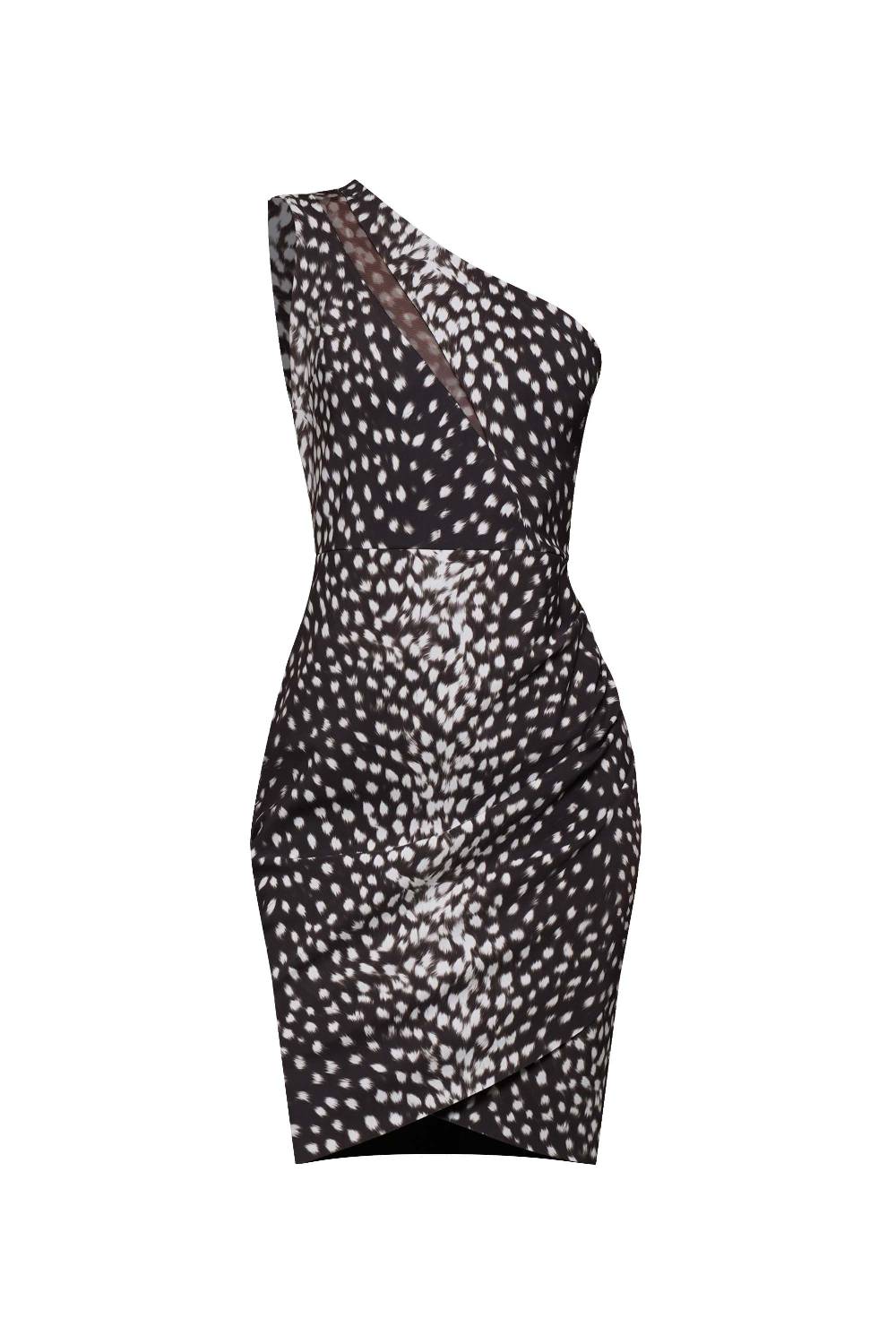 La Petite Robe Di Chiara Boni thalia illusion printed dress Promozione