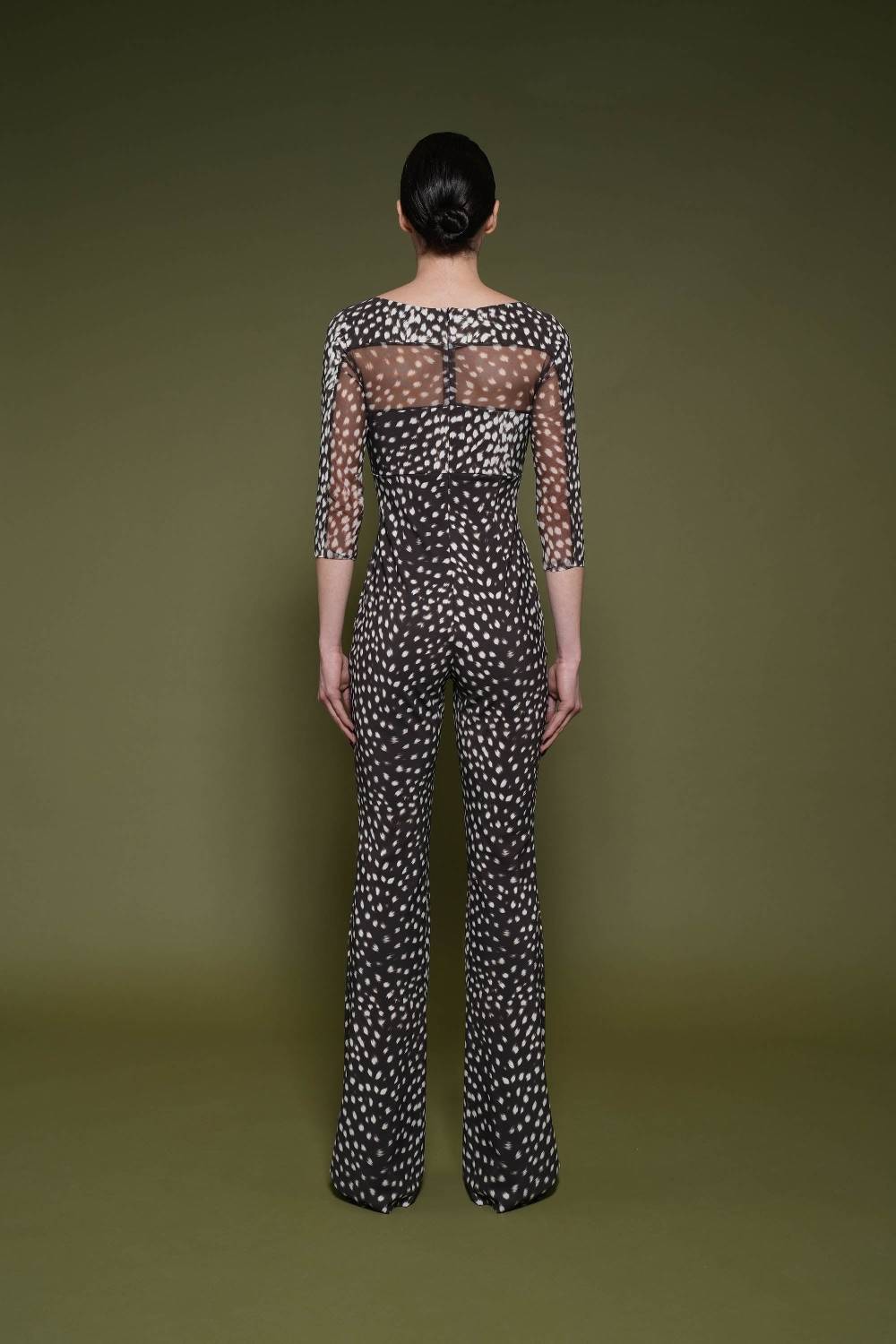 La Petite Robe Di Chiara Boni thany illusion printed jumpsuit Spedizione Gratuita