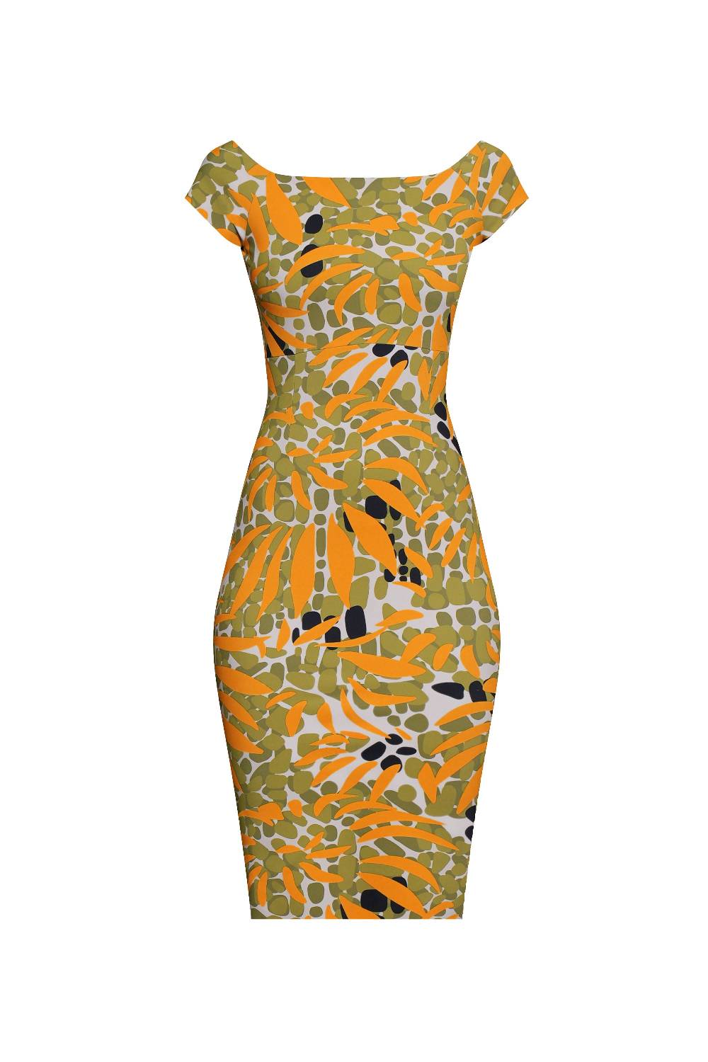 La Petite Robe Di Chiara Boni toffee printed dress Pezzi Unici