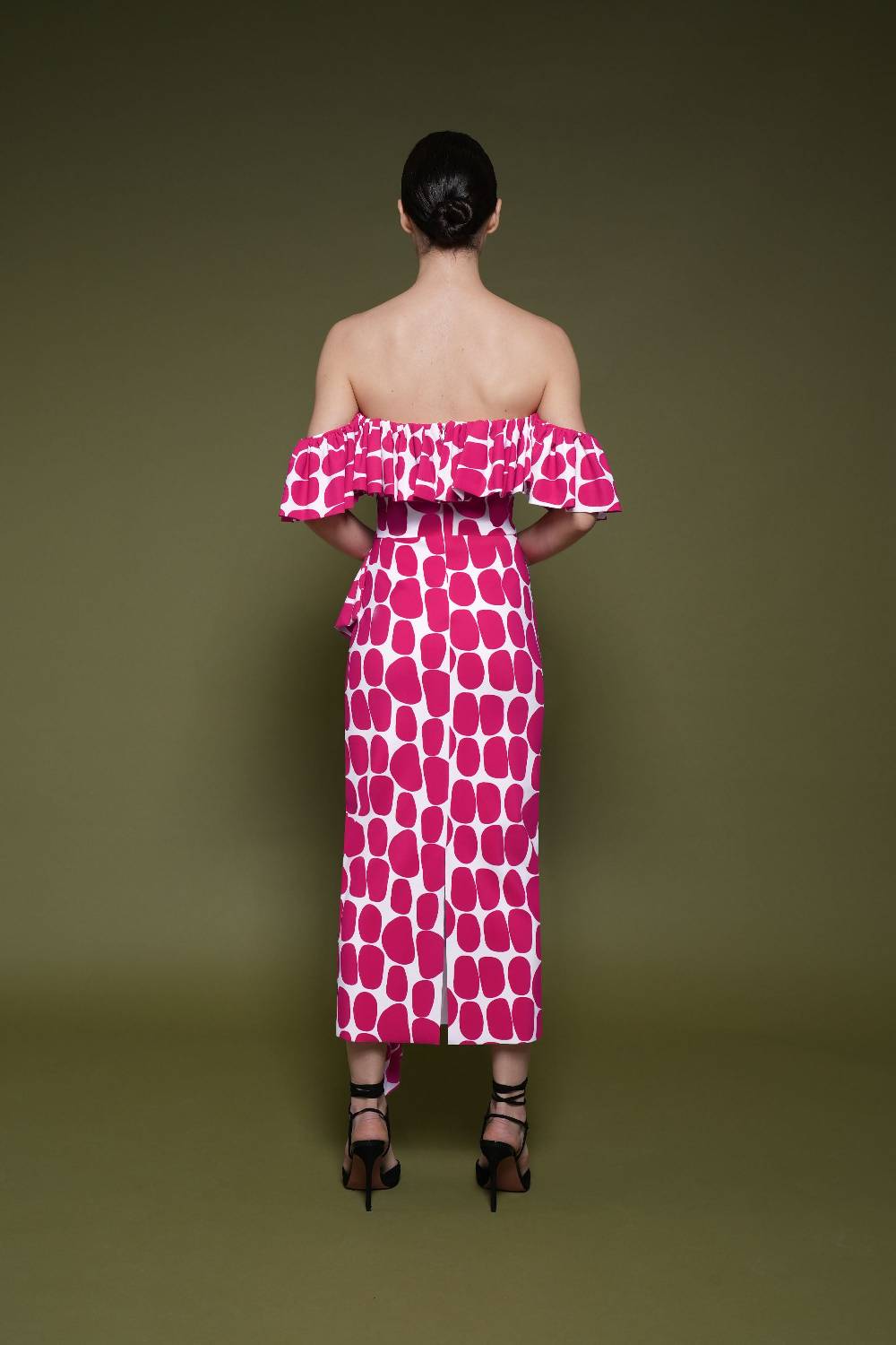 La Petite Robe Di Chiara Boni giraffea midi printed dress Qualità Garantita