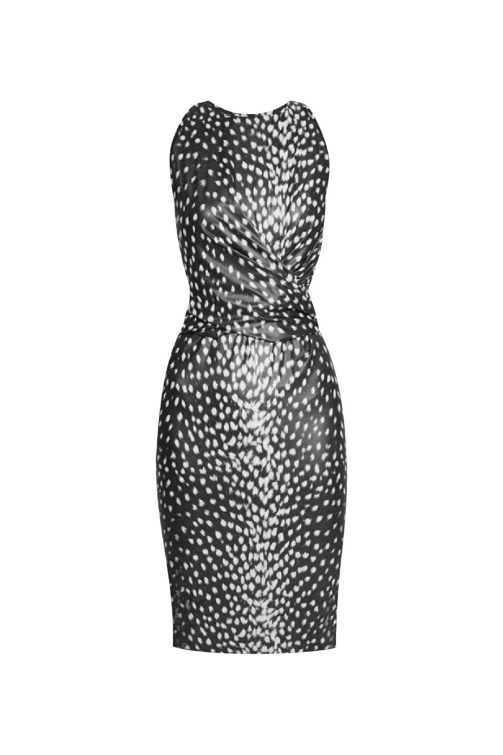 La Petite Robe Di Chiara Boni camilissima faux-leather printed dress Convenienza