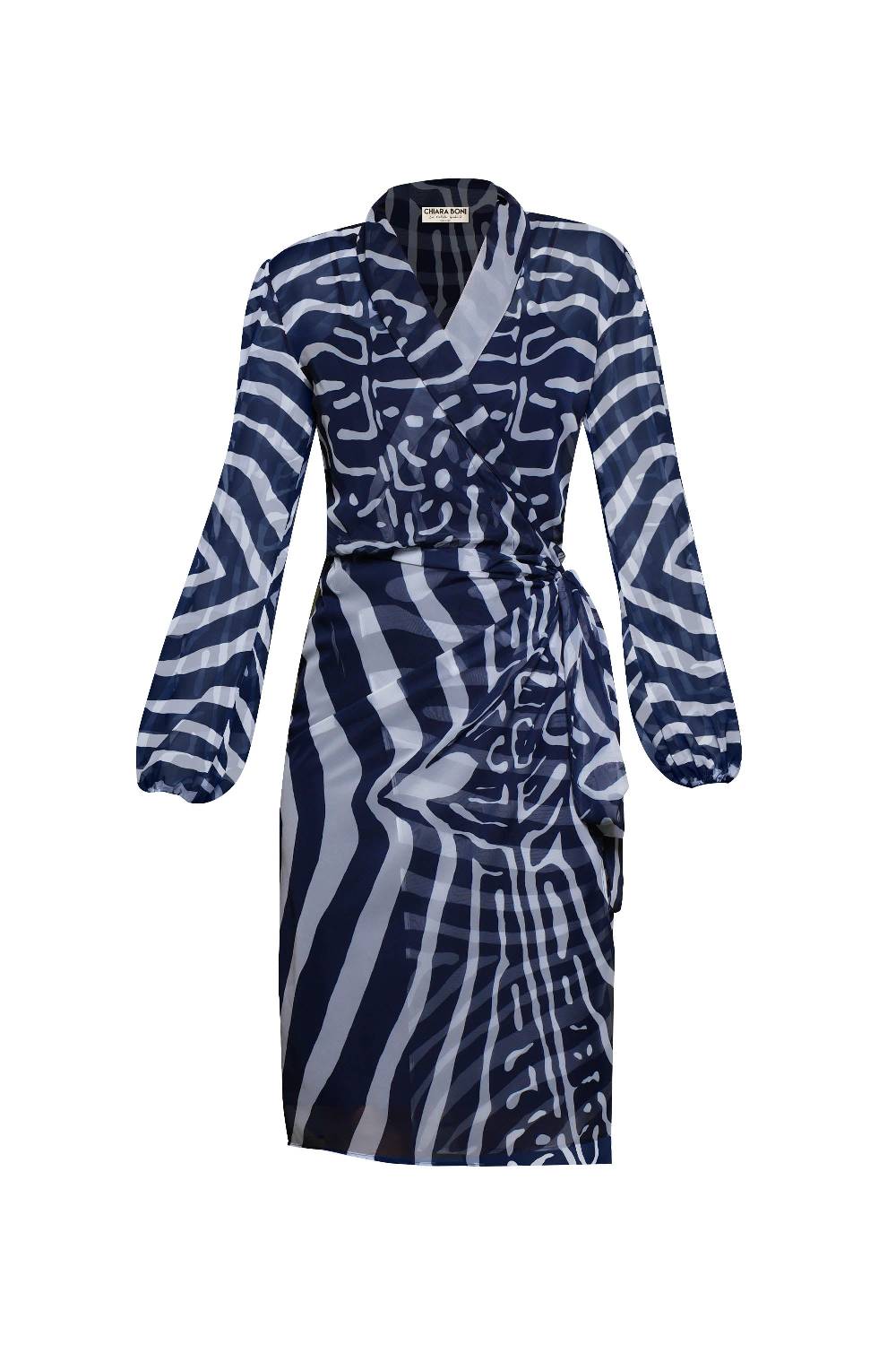 La Petite Robe Di Chiara Boni crizi printed chiffon dress Ultimi due giorni