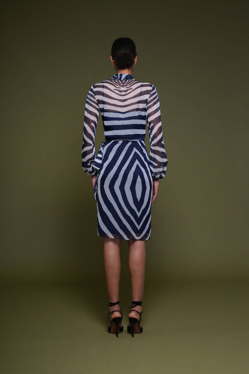 La Petite Robe Di Chiara Boni crizi printed chiffon dress Ultimi due giorni