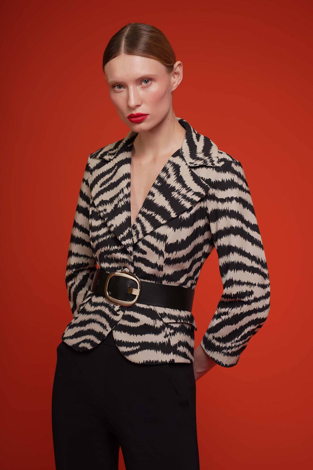 La Petite Robe Di Chiara Boni leather belt with metallic buckle Enormi sconti