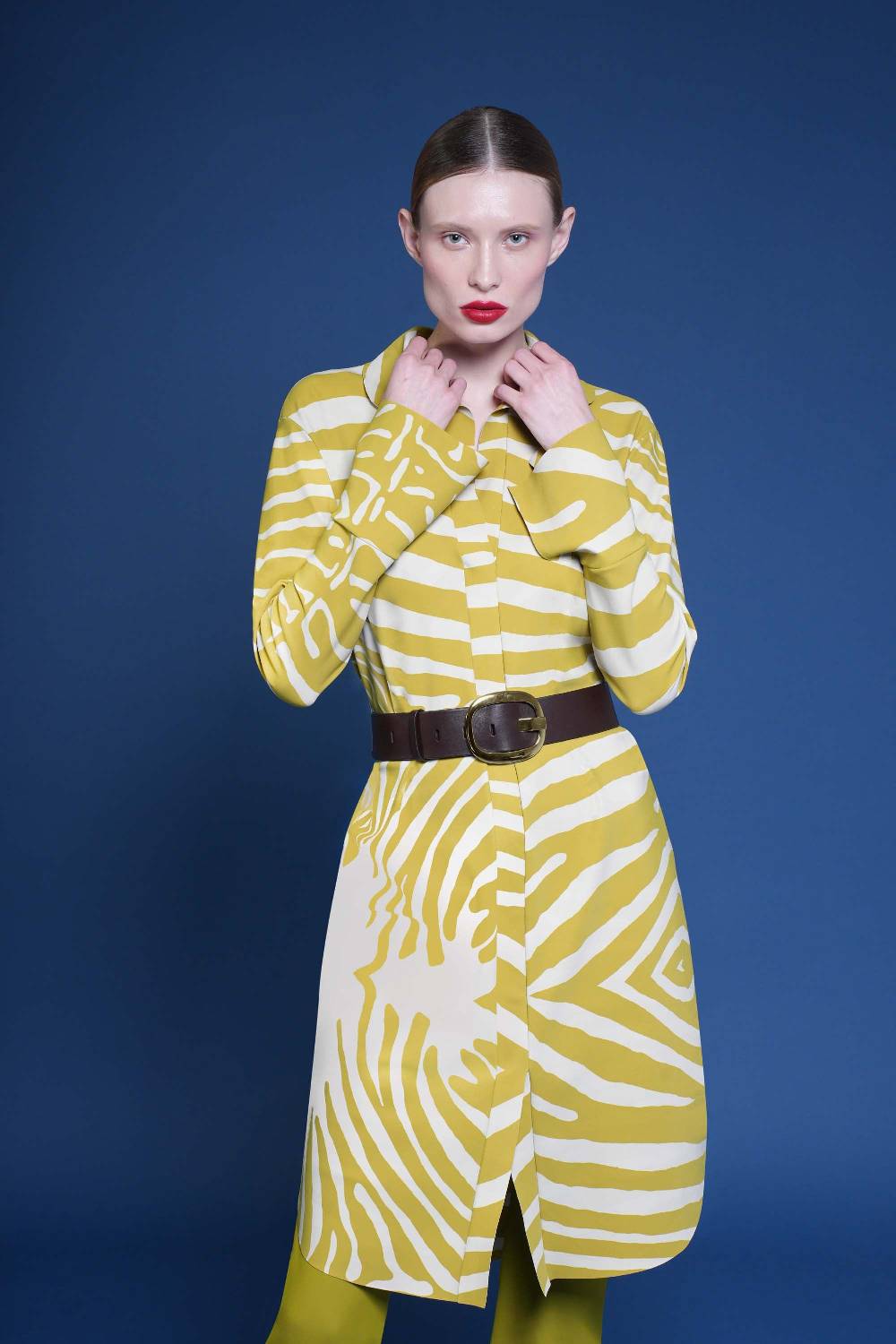 La Petite Robe Di Chiara Boni leather belt with metallic buckle