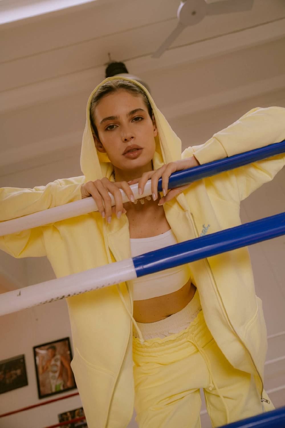 Not After Ten HOODIE ZIP NAT SS PASTEL YELLOW Offerta temporanea