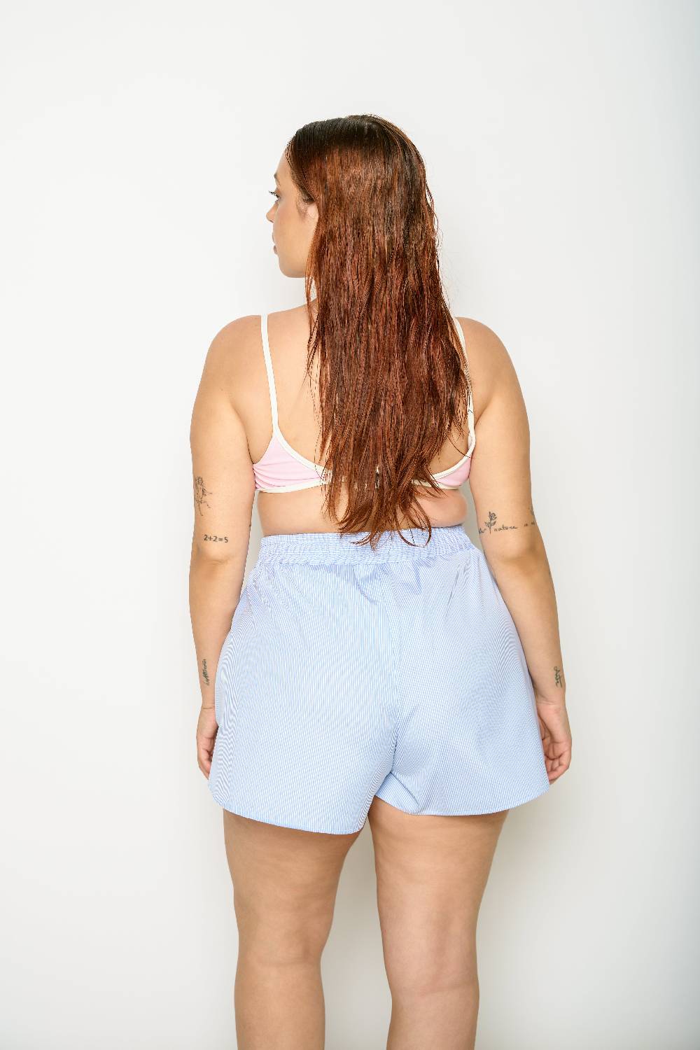 Not After Ten "NAT" STRIPED SHORTS Negozi Online