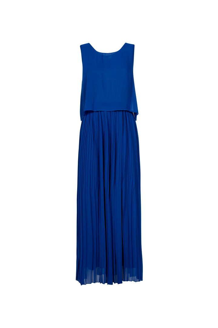 Oltre Tempo Abito in georgette chiffon plissettato Vendite Flash