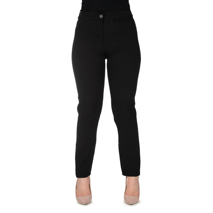 Oltre Tempo Pantalone con elastico in vita e frisi sulla sinistra Italy
