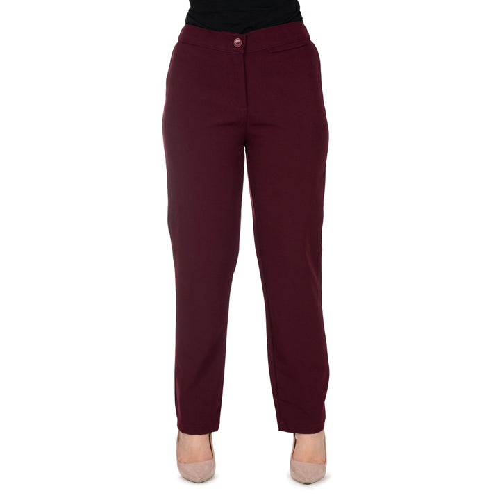 Oltre Tempo Pantalone con elastico in vita e frisi sulla sinistra Italy