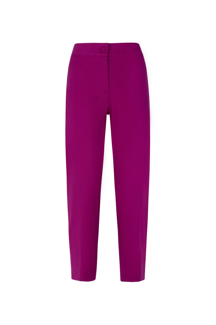 Oltre Tempo Pantalone in punto milano con fintone ed elastico in vita Esporta salva