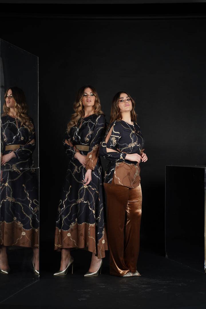Oltre Tempo Pantalone ampio in vellutino Prezzo Ridotto