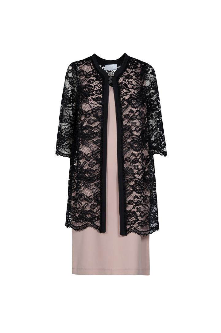 Oltre Tempo Spolverino in pizzo bordato in cady Moda