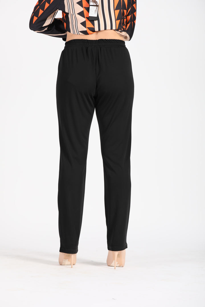 Oltre Tempo Pantalone in jersey con elastico in vita Offerta speciale