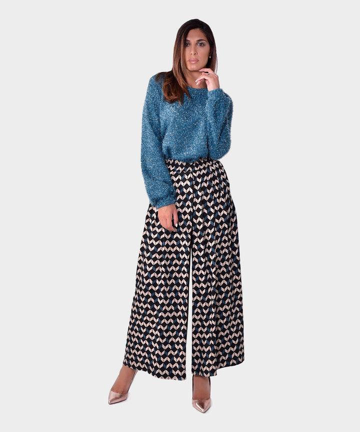 Oltre Tempo Maglia in lurex con raso al dietro In Vendita