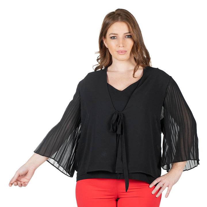 Oltre Tempo Coprispalle georgette chiffon con maniche ampie Italia