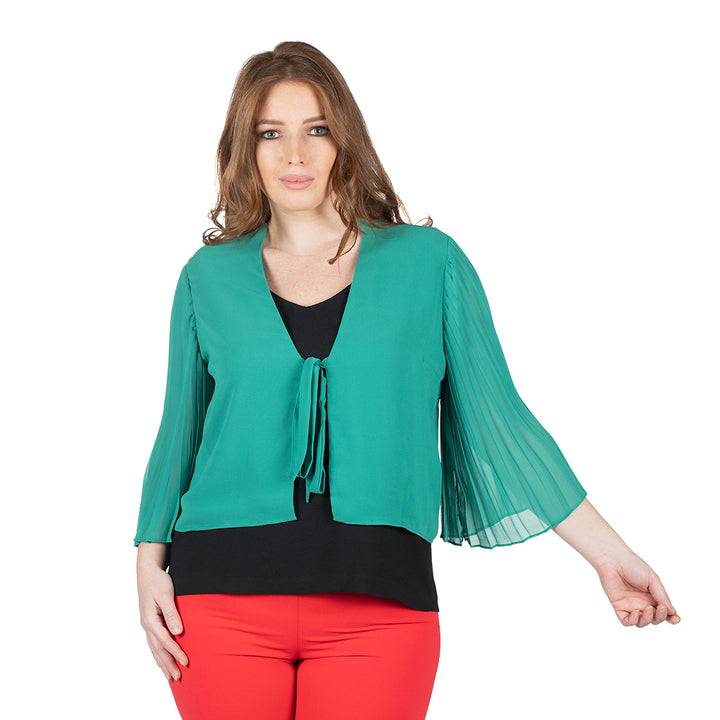 Oltre Tempo Coprispalle georgette chiffon con maniche ampie Italia