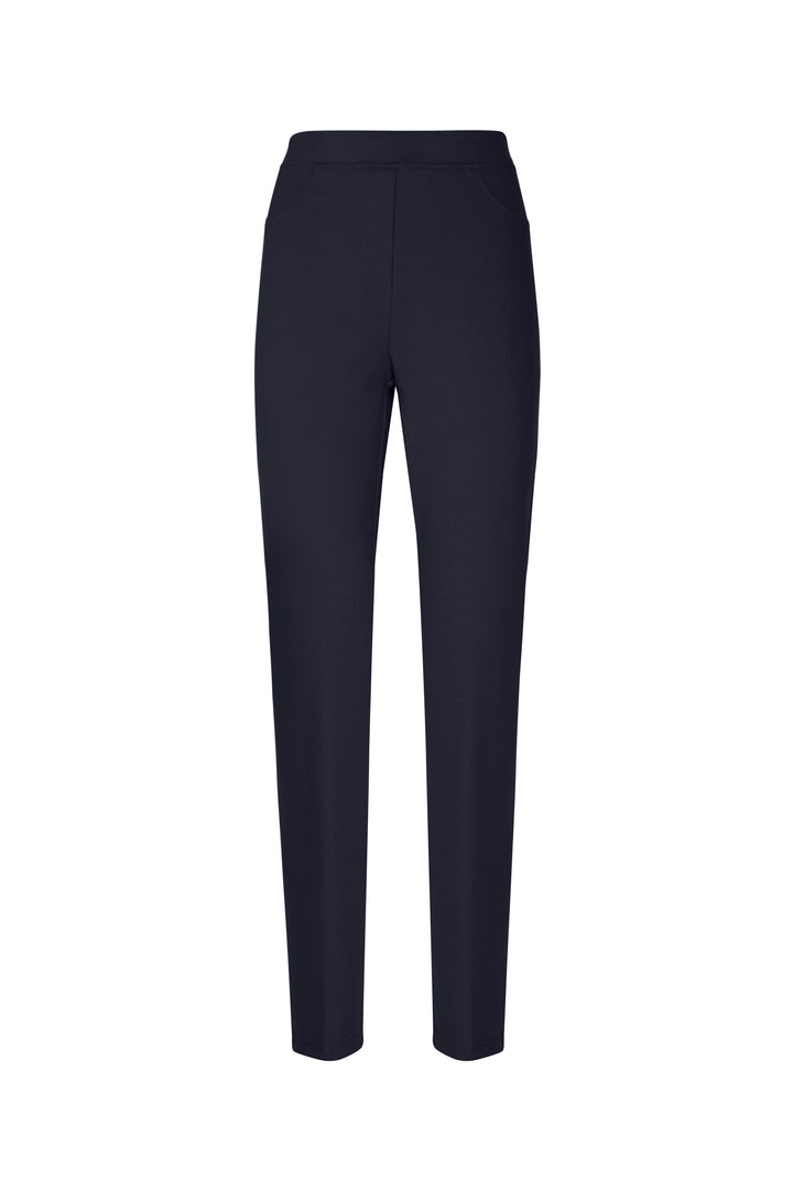 Oltre Tempo Pantalone dritto in punto milano con elastico in vita Soddisfazione Garantita