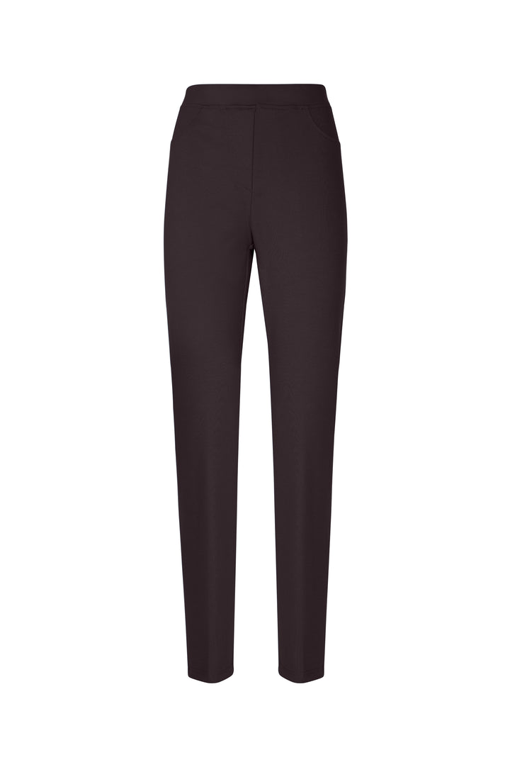 Oltre Tempo Pantalone dritto in punto milano con elastico in vita Soddisfazione Garantita