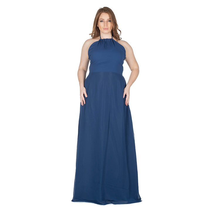 Oltre Tempo Vestito lungo in georgette chiffon Convenienza
