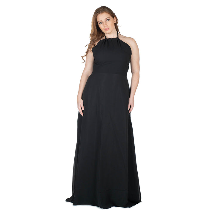 Oltre Tempo Vestito lungo in georgette chiffon Convenienza