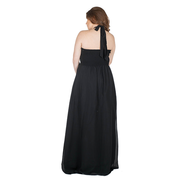 Oltre Tempo Vestito lungo in georgette chiffon Convenienza