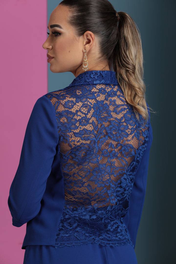 Oltre Tempo Giacca in cadì con pizzo Moda