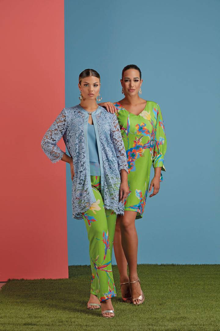 Oltre Tempo Pantalone con elastico in vita in raso leggero Spedizione Gratuita