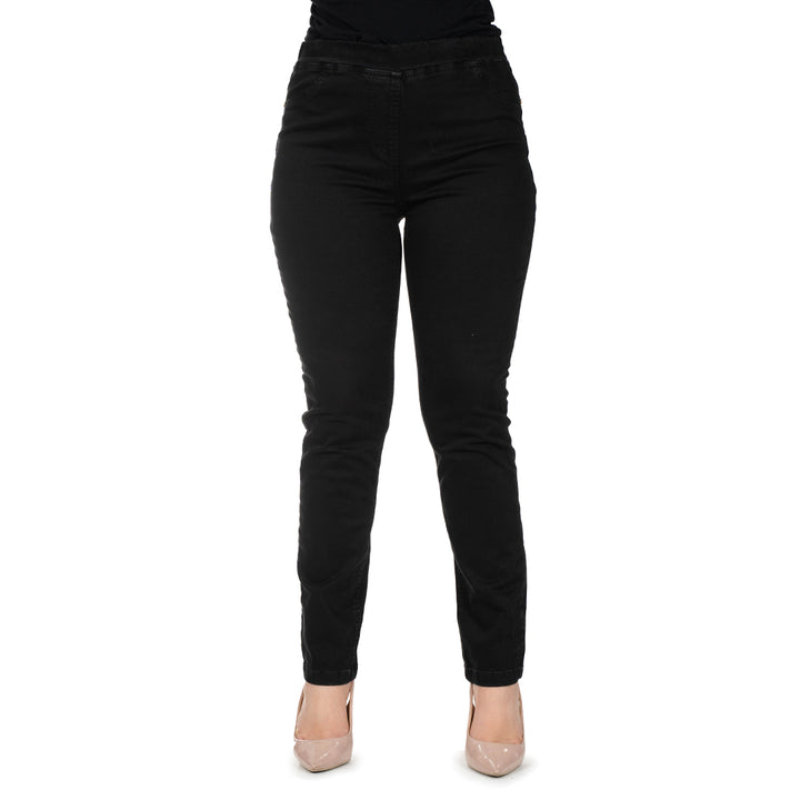 Oltre Tempo Pantalone in cotone con elastico finta tasca Promozione Limitata