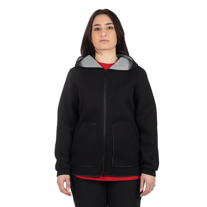 Oltre Tempo Giubbotto con cappuccio e zip Vendita Economica